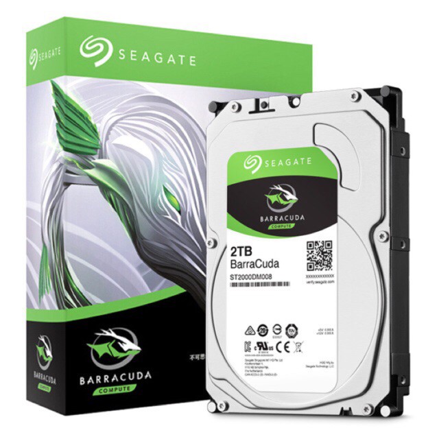Ổ cứng HDD Seagate Baracuda 2TB 3.5" SATA 3 - ST2000DM008