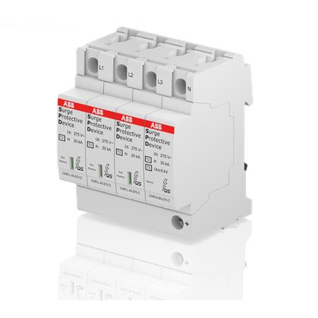 CB chống sét ABB OVR T2 3N 40-275 P QS 3P+N 40kA