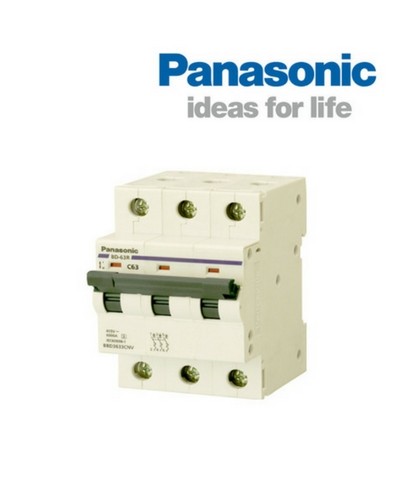 Cầu dao tự động 3 pha PANASONIC BBD3633CNV 63A 6KA
