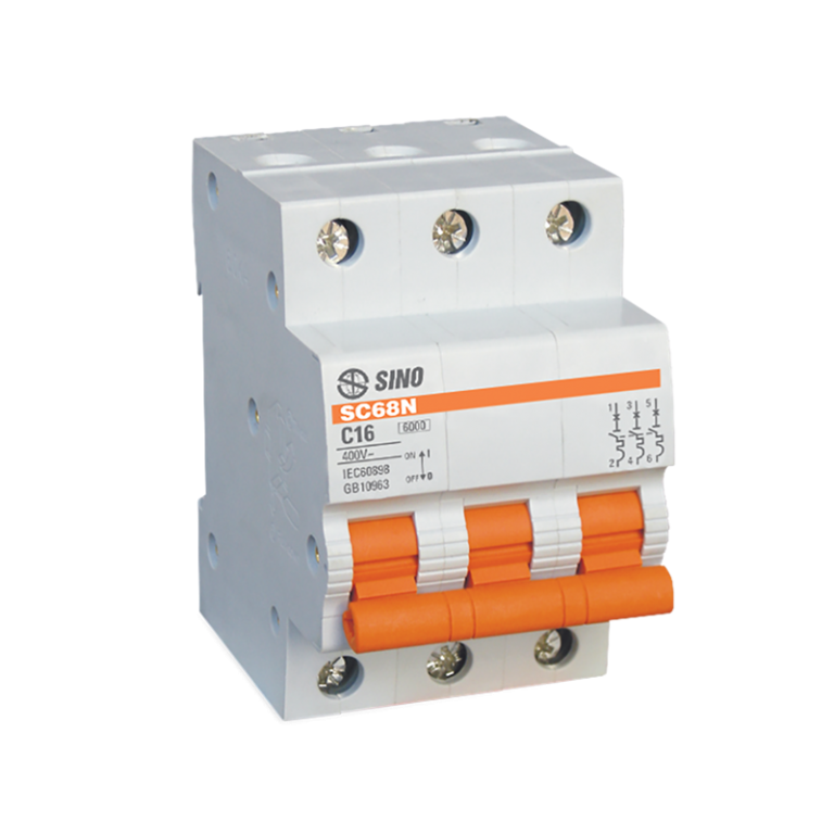 Cầu dao tự động MCB 3P 06A 6kA SC68N/C3006