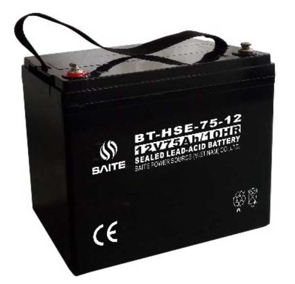 Ắc quy SAITE BT-HSE-75-12 12V 75AH