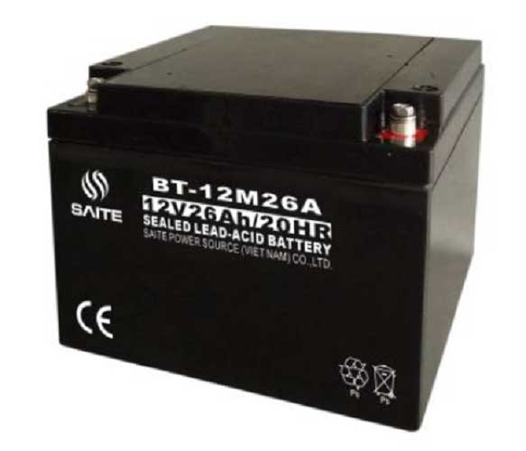 Ắc quy SAITE BT-12M26A 12V 26AH
