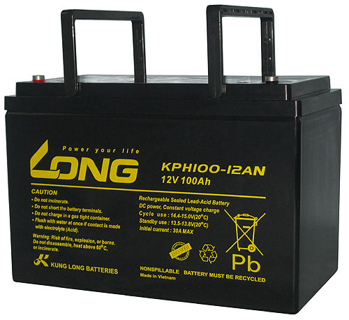 Bình ắc quy Long 12V100AH (WPL100-12RN)
