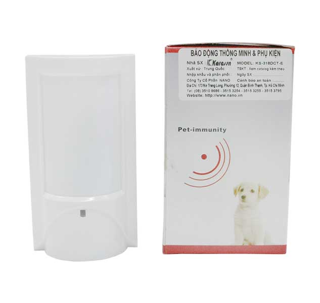 Đầu dò hồng ngoại không dây trong nhà KARASSN KS-318DCT, chống báo động giả vật nuôi